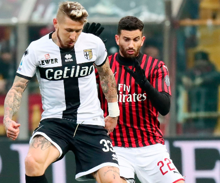 Vitória fora de casa do Milan por 1-0 sobre o Parma Calcio 1913